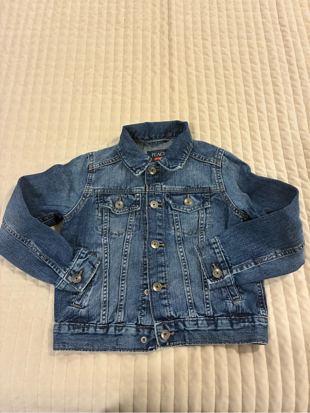 The Childrens Place Blue Denim Jacket size small